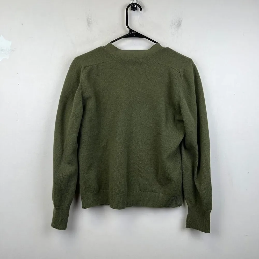 Vintage 80s Heeseman Coxmoor Wool Cardigan size 40 (M)